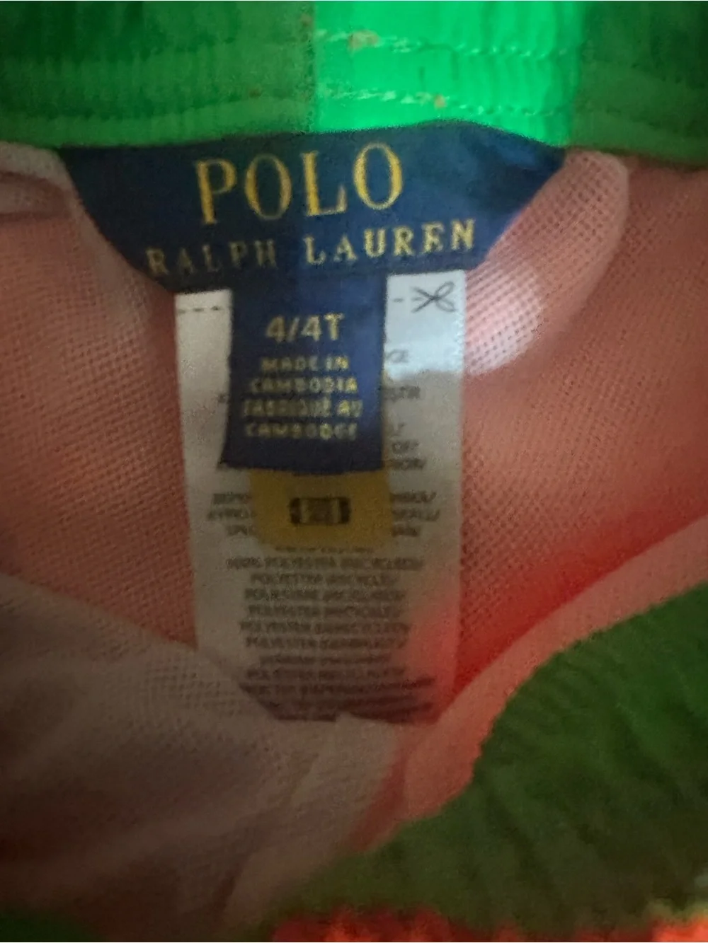 Polo by Ralph Lauren Bright Orange Kids Swim Trunks
